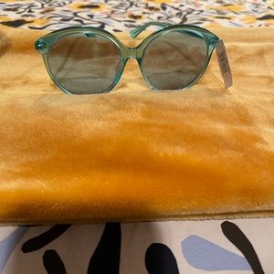Blue Round Gucci Glasses